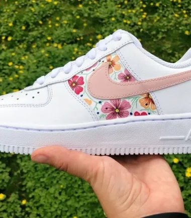 Floral Pink Air Force 1