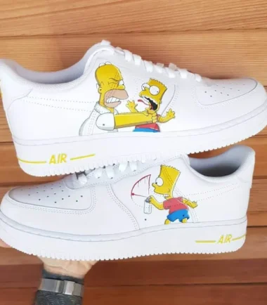 Homer Bart Graffiti Sneakers