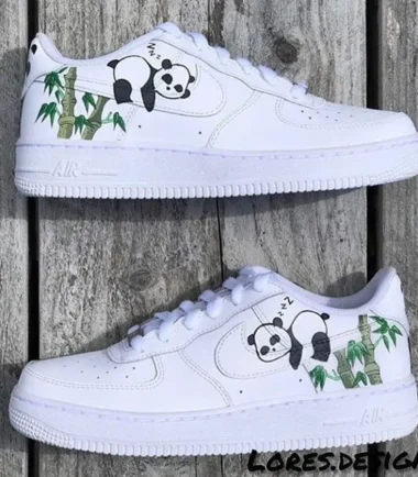 Sleepy Panda Custom Air Force 1